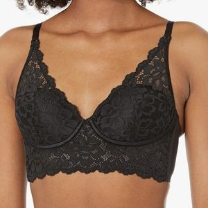 Maidenform Women's Pure Comfort Wireless Lace Bralette Convertible Bra Size 40D